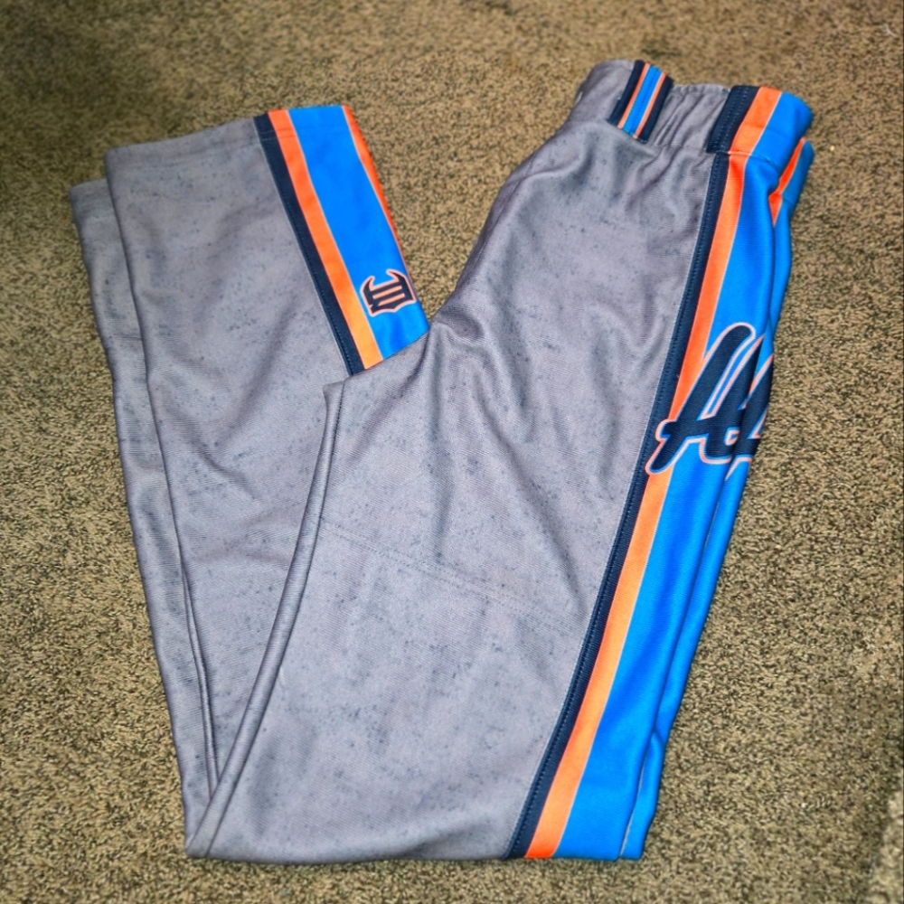 Berserk Grey Ball Pants with Orange Blue Accents